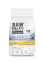 Raw Paleo Vet Expert Ultra Turkey Medium&Large Puppy, 10kg hind ja info | Kuivtoit koertele | kaup24.ee