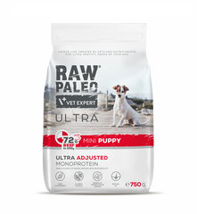 Raw Paleo Vet Expert Ultra Beef Mini Puppy, 750g hind ja info | Kuivtoit koertele | kaup24.ee