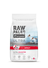 Raw Paleo Vet Expert Ultra Beef Mini Adult,  8kg hind ja info | Kuivtoit koertele | kaup24.ee