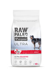 Raw Paleo Vet Expert Ultra Beef Medium&Larгe Adult, 10кг цена и информация | Сухой корм для собак | kaup24.ee