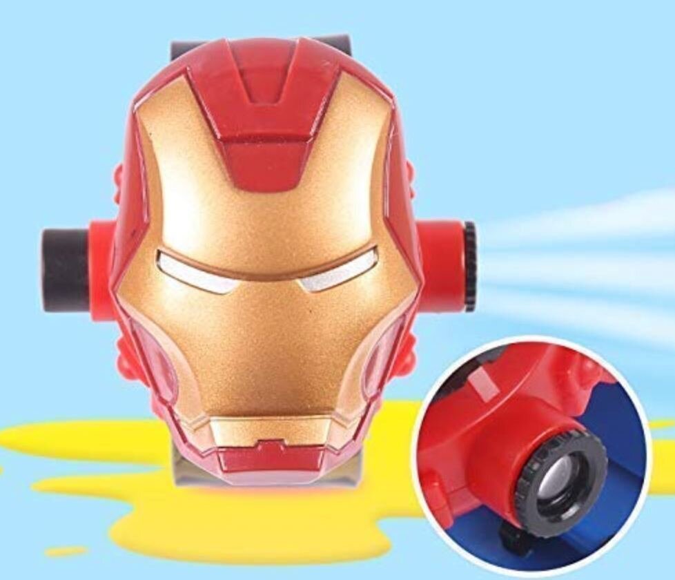 MILANDO B9 Laste käekell projektoriga Marvel Iron Man hind ja info | Laste aksessuaarid | kaup24.ee