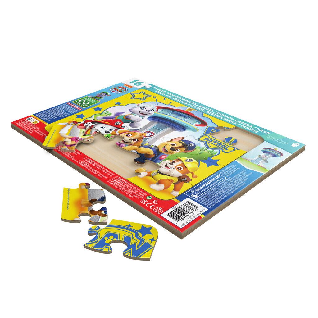 Pusle Spinmasteri mängud Paw Patrol 6067579, 16tk hind ja info | Pusled | kaup24.ee