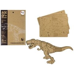 Puidust 3D Tyrannosaurus Rex ruumiline pusle lahjad mänguasjad, 22 цена и информация | Пазлы | kaup24.ee