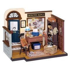 Rolife Mose's Detective Agency DIY Miniature House Kit DG157 цена и информация | Конструкторы и кубики | kaup24.ee