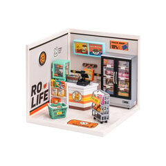 Rolife Super Creator Energy Supply Store Plastic DIY Miniature House Kit DW002 цена и информация | Конструкторы и кубики | kaup24.ee