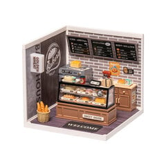 Rolife Super Creator Golden Wheat Bakery Plastic DIY Miniature House Kit DW005 цена и информация | Конструкторы и кубики | kaup24.ee