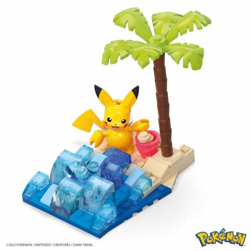 Konstruktor Pokemon Pikachu Beach Splash, 79 цена и информация | Klotsid ja konstruktorid | kaup24.ee