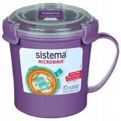Контейнер для супа Sistema, фиолетовый, 656 мл цена и информация | Посуда для хранения еды | kaup24.ee