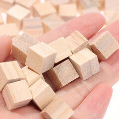 '50шт кубики сосновой древесины 1см ' цена и информация | Игрушки для мальчиков | kaup24.ee