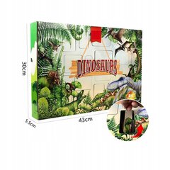 Advendikalender poistele Dinosaurused hind ja info | Poiste mänguasjad | kaup24.ee