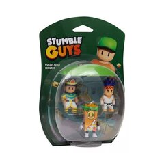 STUMBLE GUYS Комплект фигурок, 3 шт, 6 см цена и информация | Игрушки для мальчиков | kaup24.ee