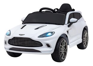 Aston Martin DBX, ühekohaline elektriauto lastele, valge hind ja info | Laste elektriautod | kaup24.ee