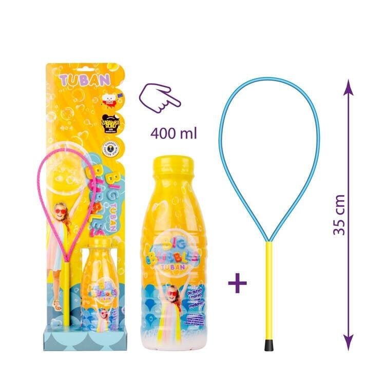 TUBAN seebimull + vedelik 400ml KidsPro hind ja info | Mänguasjad (vesi, rand ja liiv) | kaup24.ee