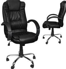 Кресло офисное, экокожа - черный MALATEC цена и информация | Офисные кресла | kaup24.ee
