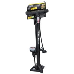 Jalgrattapump manomeetriga 160PSI (11BAR) Dunlop, must hind ja info | Käsipall | kaup24.ee