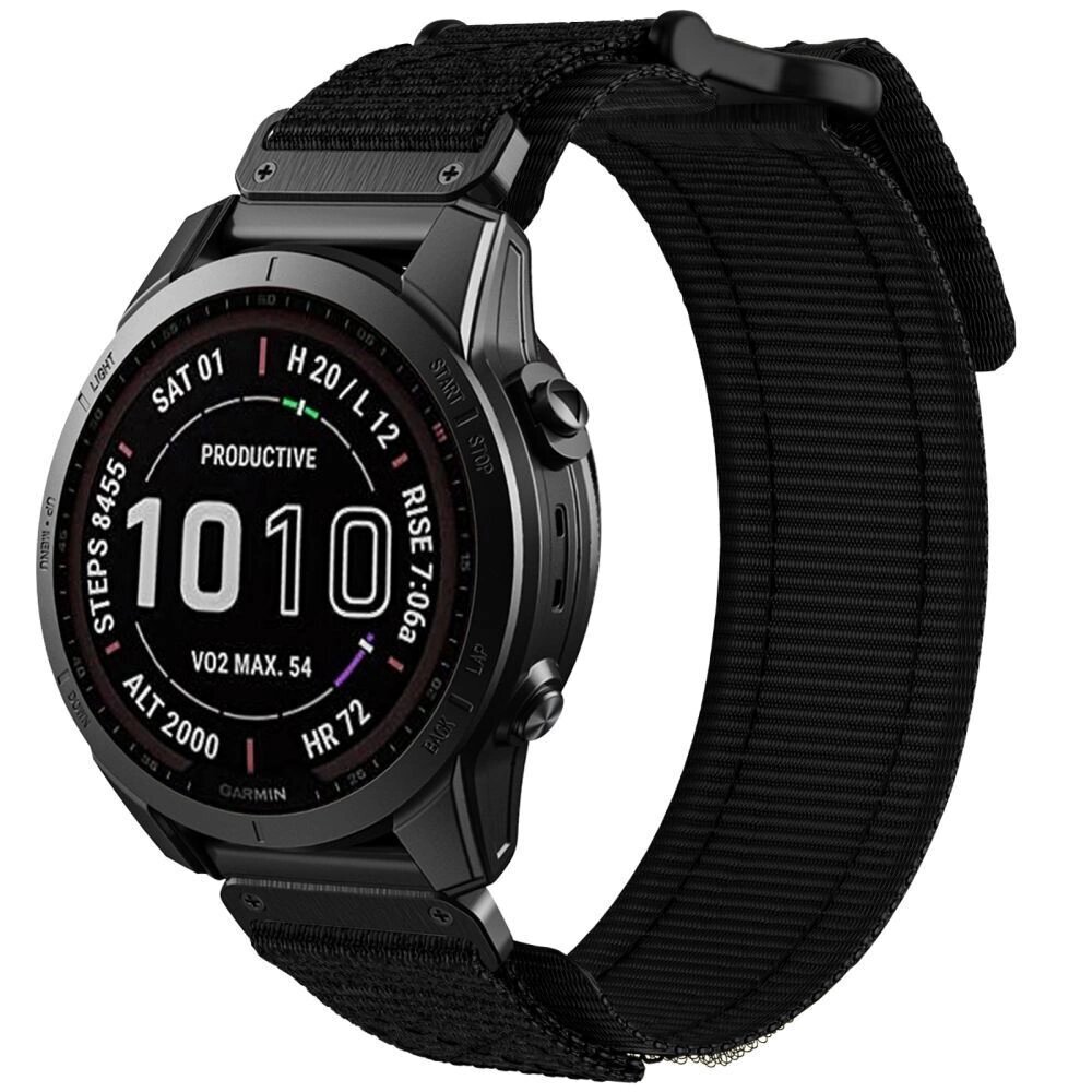 Tech-Protect kellarihm Scout Pro Garmin fenix 5X/5X Plus/6X/6X Pro/7X, must цена и информация | Nutivõrud (fitness tracker) | kaup24.ee