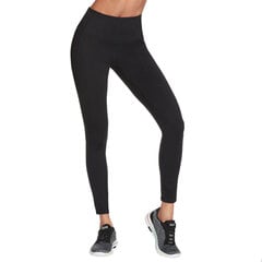 Skechers Go Walk High Waisted Legging, Women's leggings, Must värv hind ja info | Naiste spordiriided | kaup24.ee