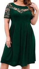 Kleit naistele Gener Plus Size, roheline hind ja info | Kleidid | kaup24.ee