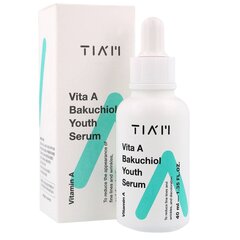 TIAM Vita A Bakuchiol noorteseerum 40ml цена и информация | Сыворотки для лица, масла | kaup24.ee