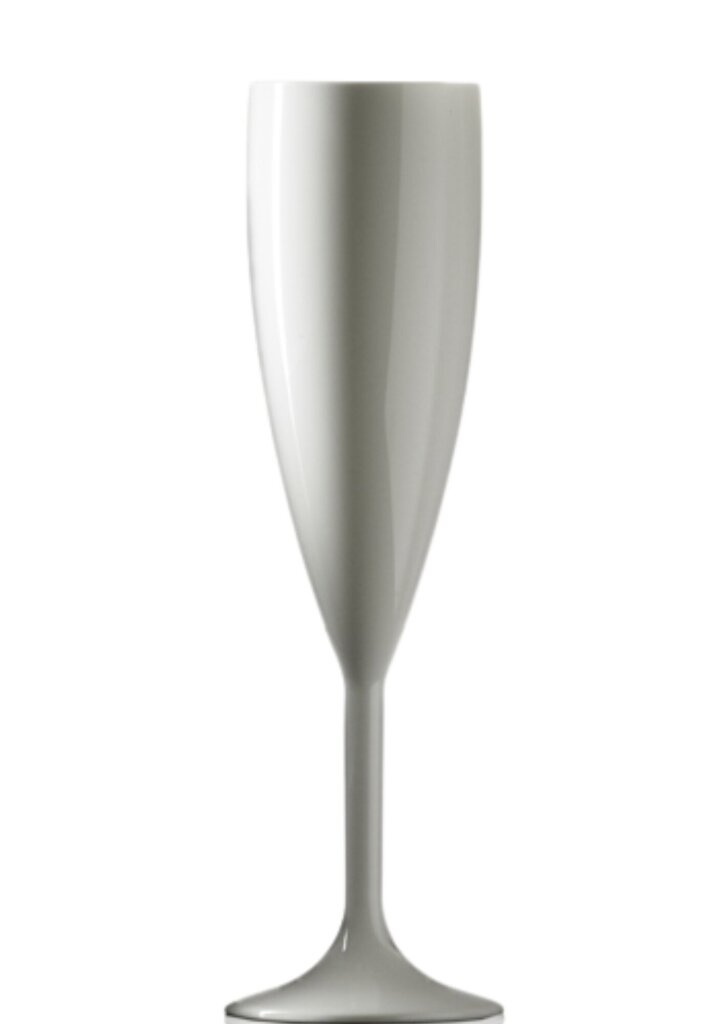 Purunematud pokaalid Premium CHAMPAGNE FLUTE White 195ml, 6 tk цена и информация | Klaasid, tassid ja kannud | kaup24.ee