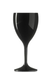 Premium WINE GLASS Black 325ml, 6 шт. цена и информация | Стаканы, фужеры, кувшины | kaup24.ee