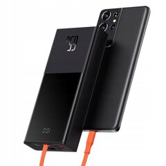 BASEUS БОЛЬШОЙ POWERBANK ELF ЗАРЯДНОЕ УСТРОЙСТВО 20000MAH PD USB-C USB-C КАБЕЛЬ 65W LED цена и информация | Зарядные устройства Power bank | kaup24.ee