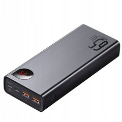 BASEUS POWERBANK 20000MAH 2X USB 1X USB-C PD QC 3.0 65W LED hind ja info | Akupangad | kaup24.ee