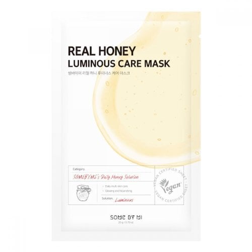 SOMEBYMI Real Honey Luminous Care Mask 1szt цена и информация | Näomaskid, silmamaskid | kaup24.ee