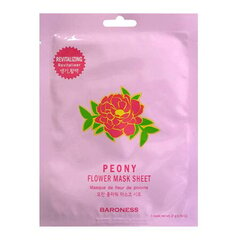 Baroness Sheet mask pojengiõie ekstraktiga 21g hind ja info | Näomaskid, silmamaskid | kaup24.ee