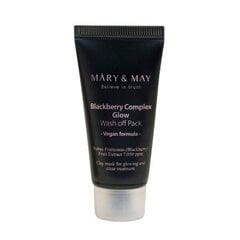 Mary&May Blackberry Complex Glow Wash off pakend, 30g - helendava efektiga näomask цена и информация | Маски для лица, патчи для глаз | kaup24.ee