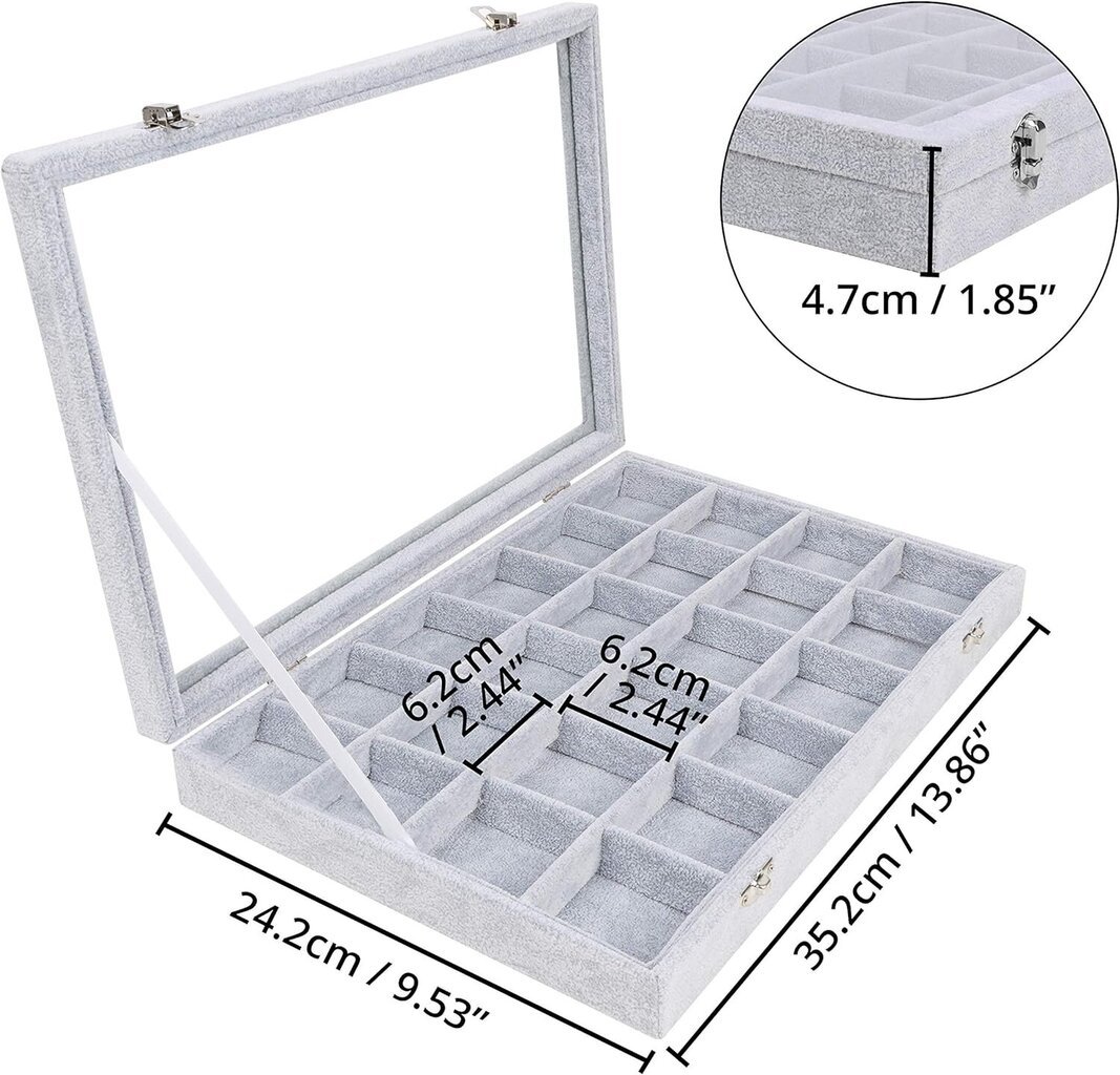 Ehtekarp, 35.2 x 24 x 4.7 cm, hall hind ja info | Sisustuselemendid | kaup24.ee