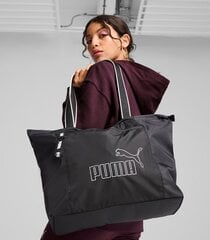 Puma shopper-kott Core Base Large 090639*01, must/valge 4067981501007 hind ja info | Naiste käekotid | kaup24.ee