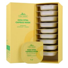 VT COSMETICS - Cica Vital kapselmask, 10 tk - valgustavate maskide komplekt kapslites цена и информация | Маски для лица, патчи для глаз | kaup24.ee