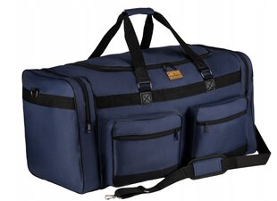 Дорожная сумка Peterson, 80 л, синяя цена и информация | Чемоданы, дорожные сумки | kaup24.ee