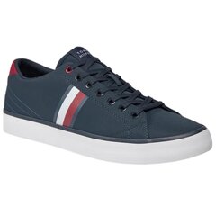 Tommy Hilfiger Vulc meeste spordijalatsid Stripes Mesh tumesinine suurus 41 hind ja info | Meeste kingad, saapad | kaup24.ee