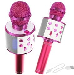 Микрофон для караоке - розовый, Izoxis цена и информация | Микрофоны | kaup24.ee