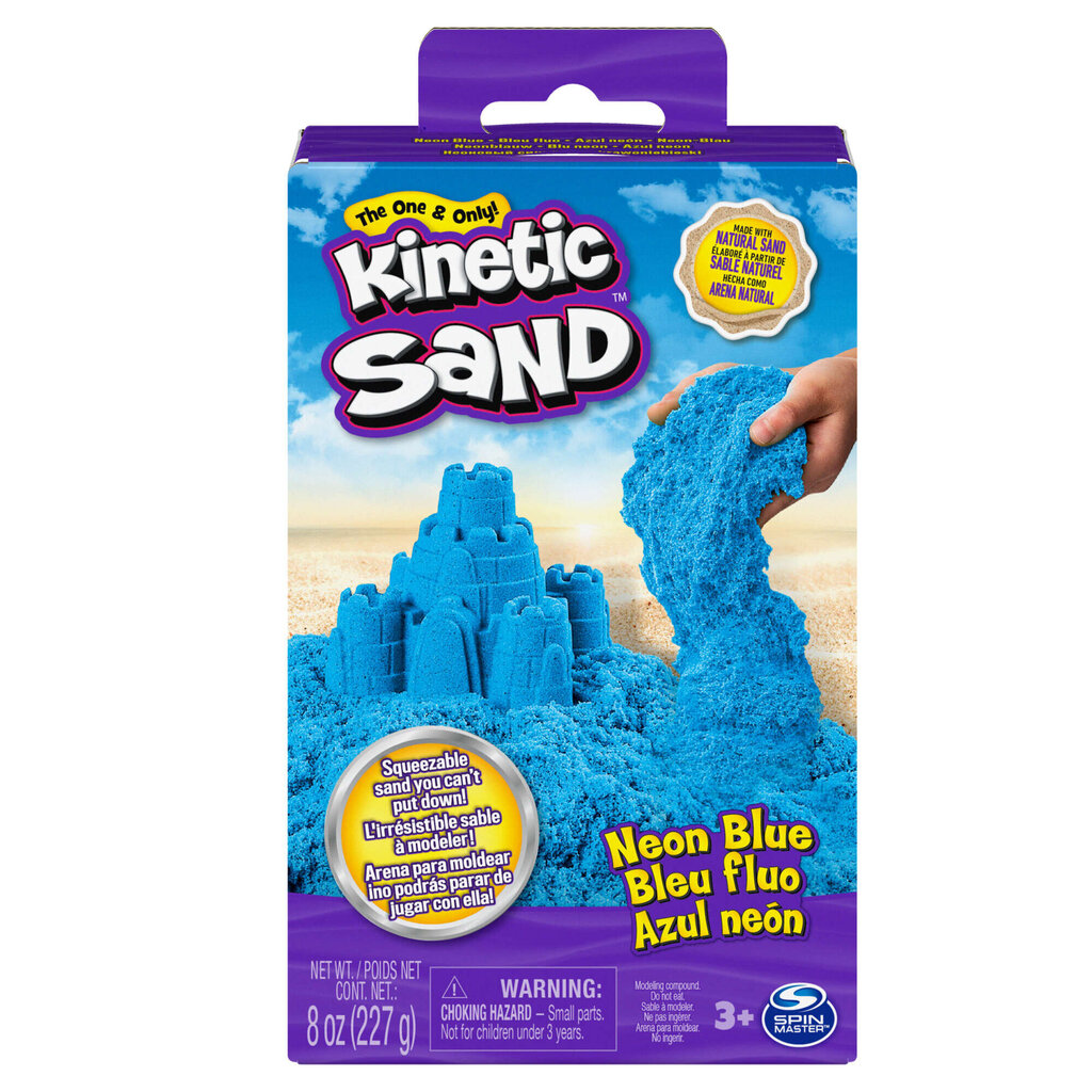 Kineetiline liiv Kinetic Sand 227 g, sinine цена и информация | Arendavad mänguasjad | kaup24.ee