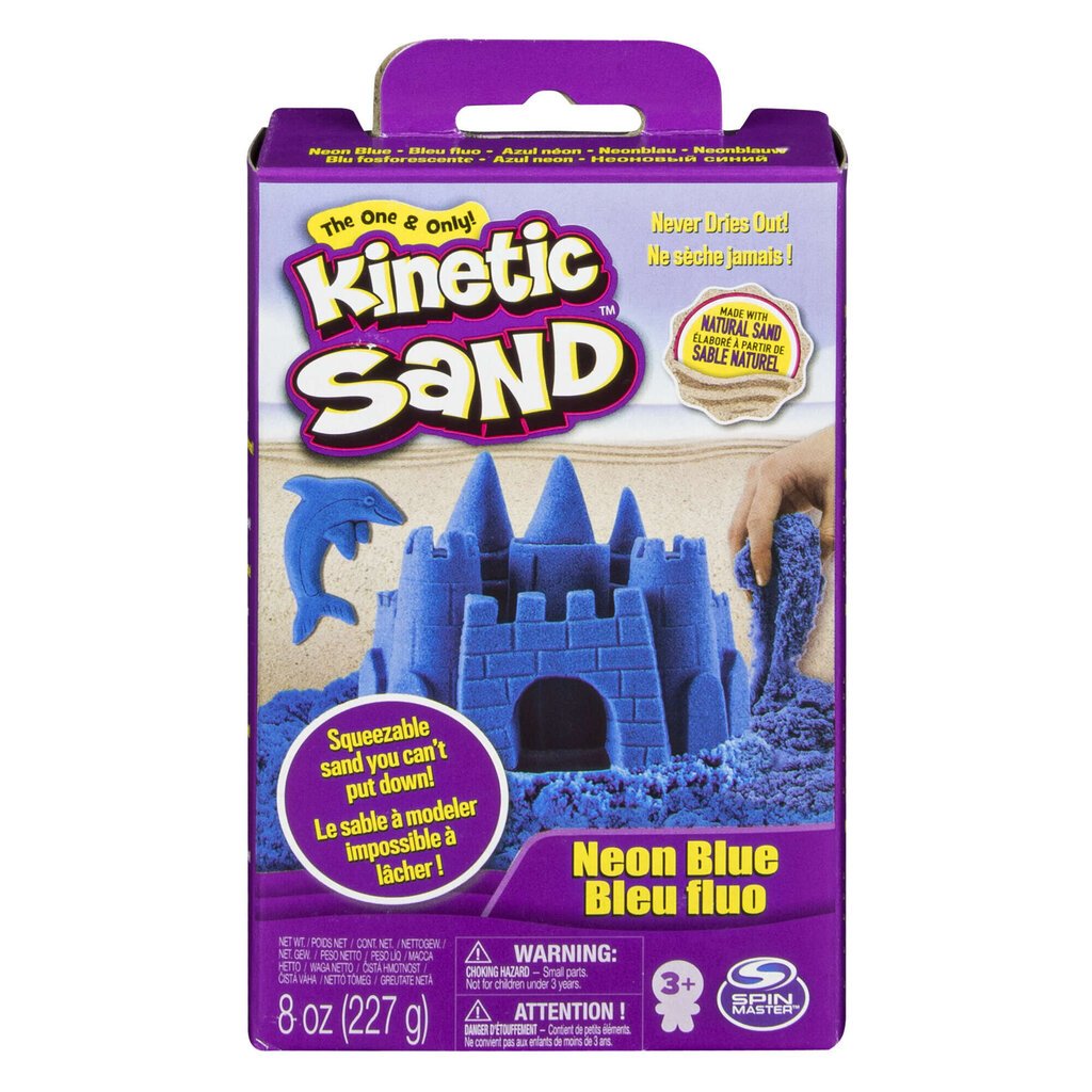 Kineetiline liiv Kinetic Sand 227 g, sinine цена и информация | Arendavad mänguasjad | kaup24.ee