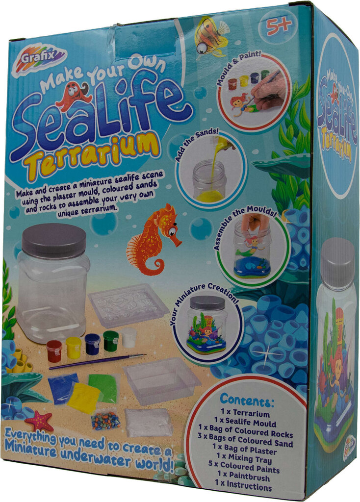 Loominguline komplekt Sealife Terrarium Grafix цена и информация | Arendavad mänguasjad | kaup24.ee