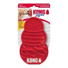 Lakkumismatt Kong Licks, punane hind ja info | Toidukausid loomadele | kaup24.ee