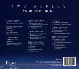 Andrejs Osokins - Two Worlds, CD, Digital Audio Compact Disc hind ja info | Vinüülplaadid, CD, DVD | kaup24.ee