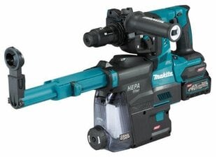 MAKITA БУРОВОЙ И ЗАМЕННЫЙ ПЕРФОРАТОР SDS-PLUS 40Vmax XGT 2x4.0Ah 2.8J + ВЫТЯЖКА DX14 HR004GM202 цена и информация | Шуруповерты, дрели | kaup24.ee