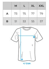 Trükitud T-särk mehed Edoti S2019 hind ja info | Meeste T-särgid | kaup24.ee