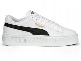 PUMA SMASH PLATFORM JALATSID 390758-04 valge 38,5 hind ja info | Naiste spordi- ja vabaajajalatsid | kaup24.ee