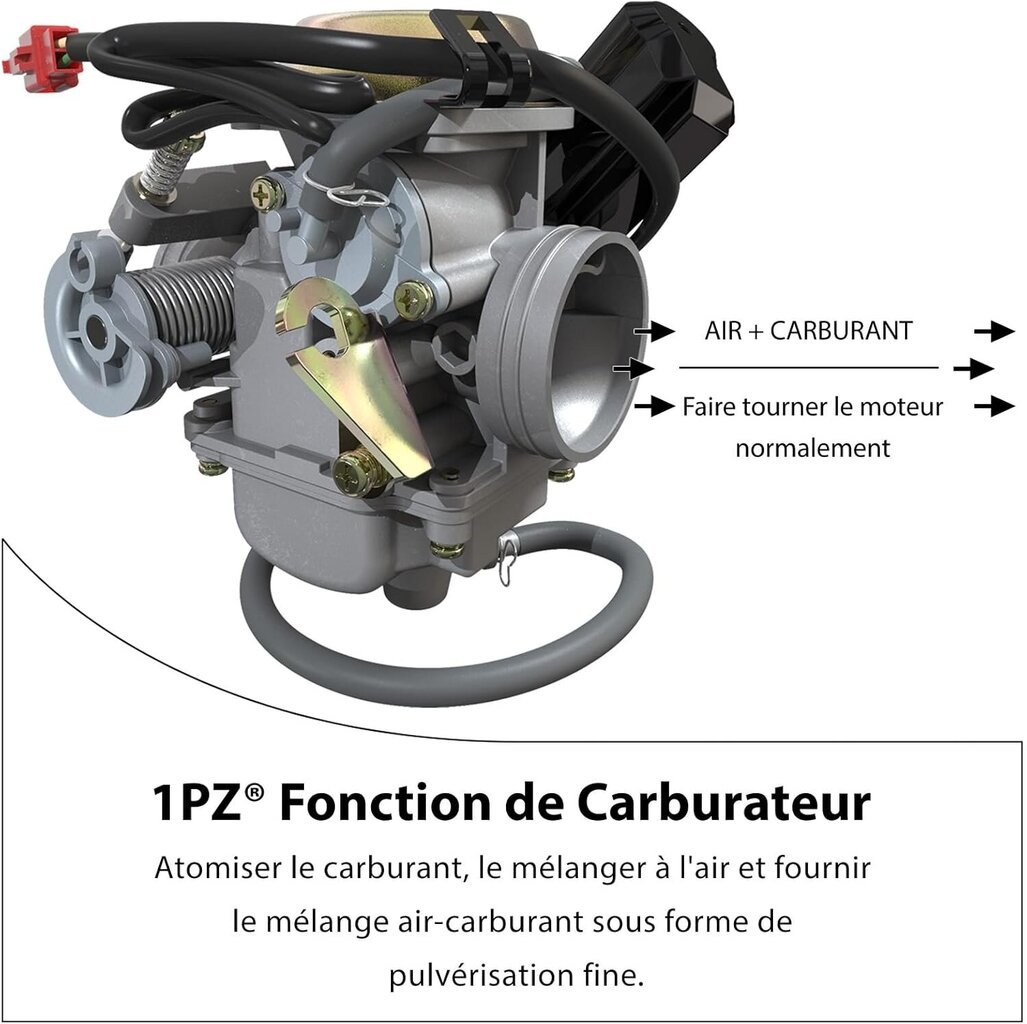 1PZ F6C-P24 PD24J karburaator PD24J Carb asendus 4-taktilise GY6 125cc 150cc ATV elektriline starter mootorratta Scooter 152QMJ 157QMI jaoks цена и информация | Aiatööriistade lisatarvikud | kaup24.ee