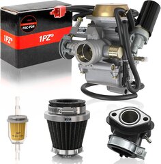 1PZ F6C-P24 PD24J karburaator PD24J Carb asendus 4-taktilise GY6 125cc 150cc ATV elektriline starter mootorratta Scooter 152QMJ 157QMI jaoks hind ja info | Aiatööriistade lisatarvikud | kaup24.ee