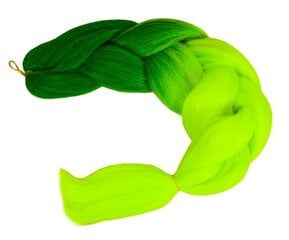 Синтетические волосы Iso Trade Ombre Green/Neon Braids W10344 цена и информация | Карнавальные костюмы | kaup24.ee