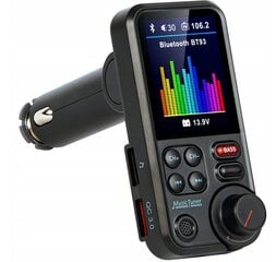 ### BLUETOOTH 5.0 FM SAATJA KÄED-VABAD KOMPLEKT QC3.0 SD BASS SUUR LCD 24V цена и информация | Радиоприемники и будильники | kaup24.ee