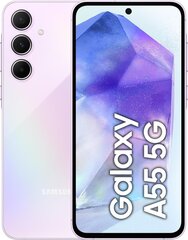 Samsung Galaxy A55 8/128GB 5G DS Lilac (восстановленый, Grade A) цена и информация | Мобильные телефоны | kaup24.ee