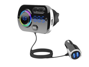 Multifunktsionaalne fm Bluetooth usb 5.0 saatja 8in1 hind ja info | FM modulaatorid, FM trasmitterid | kaup24.ee